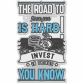 De weg naar $100.000 is een harde sticker (Voorkant)