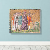 De weg naar Calvariatie Canvas Afdruk (Insitu (Houten vloer))