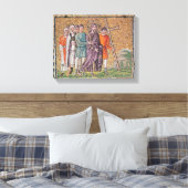 De weg naar Calvariatie Canvas Afdruk (Insitu (Slaapkamer))