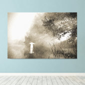 DE WEG naar Canvas Art Afdruk (Insitu (Houten vloer))