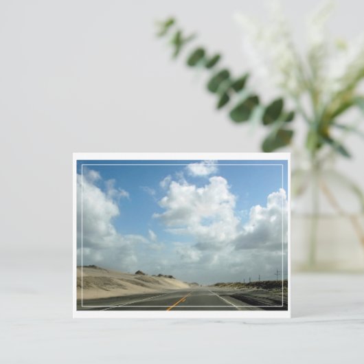 De weg naar Cape Hatteras Briefkaart (Staand voorkant)