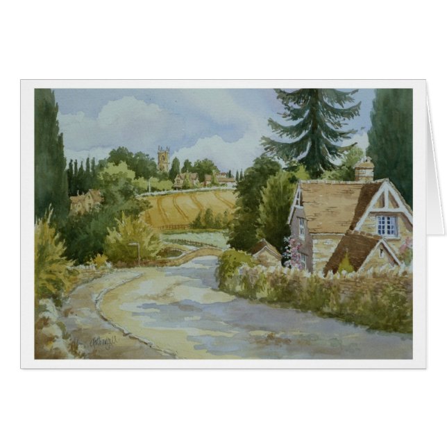 De weg naar Coln St. Aldwyns (Voorkant Horizontaal)