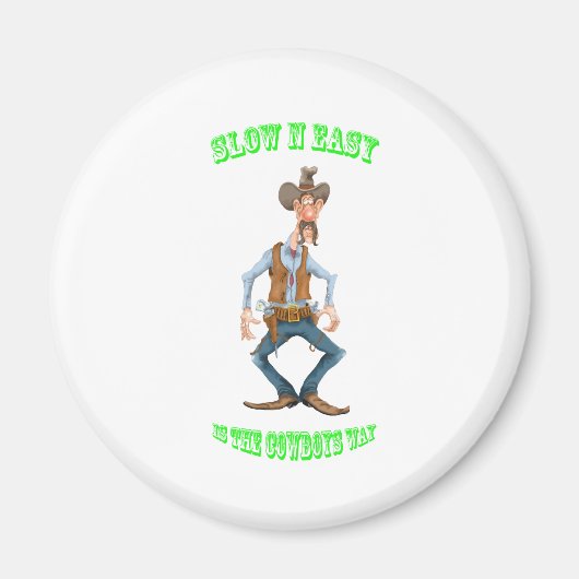 de weg naar de cowboys magneet (Voorkant)