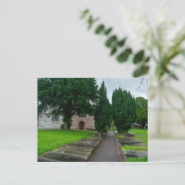 De weg naar de geschiedenis: St. Asaf Parish Churc Briefkaart