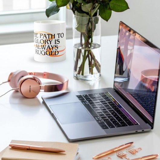 De weg naar de heerlijkheid is altijd ruig – Inspi Koffiemok