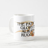 De weg naar de heerlijkheid is altijd ruig – Inspi Koffiemok (Voorkant links)