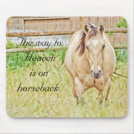 De weg naar de hemel muismat