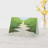 De weg naar de hemel… sympathie voor huisdieren kaart (Gele Bloem)