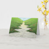 De weg naar de hemel... sympathie voor paarden kaart (Gele Bloem)