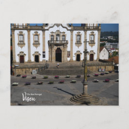 De weg naar de Kerk Viseu Portugal Briefkaart