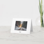 De weg naar de magische kerst Kaart (Achterkant)