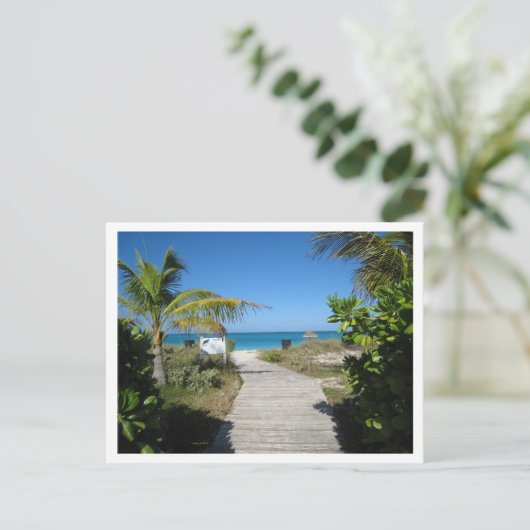 De weg naar de oceaan briefkaart (Staand voorkant)