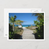 De weg naar de oceaan briefkaart (Voorkant / Achterkant)