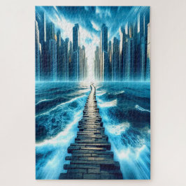 De weg naar de stad legpuzzel