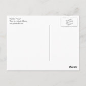 De weg naar de winter briefkaart (Achterkant)
