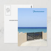 De weg naar de zee briefkaart (Voorkant / Achterkant)