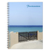 De weg naar de zee notitieboek (Voorkant)