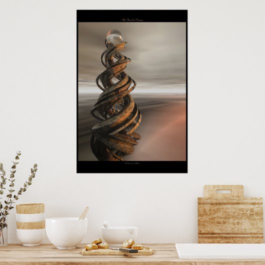 De weg naar dromen poster (Keuken)