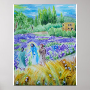 De weg naar Emmaus Acrylyl Poster