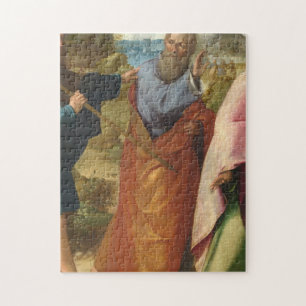 De weg naar emmaus met Jezus Legpuzzel