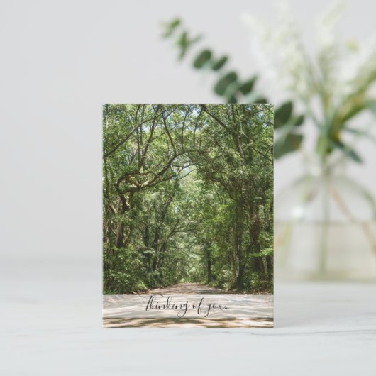 De weg naar eneneneneiken denken aan je Briefkaart (Staand voorkant)