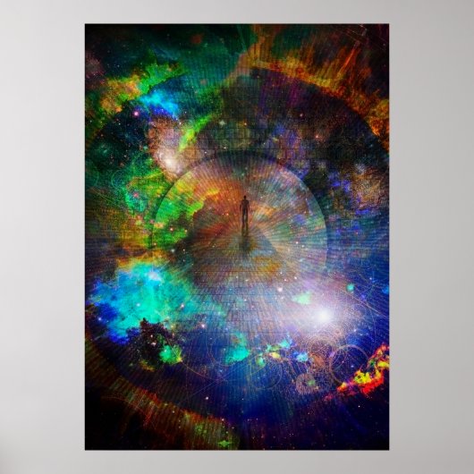 De weg naar Eterniteit. Spirituele samenstelling Poster (Voorkant)