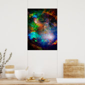 De weg naar Eterniteit. Spirituele samenstelling Poster (Keuken)