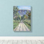 De weg naar Evordes (door Ferdinand Hodler) Canvas Afdruk (Insitu (Houten vloer))