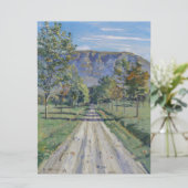 De weg naar Evordes (door Ferdinand Hodler) Kaart (Staand voorkant)