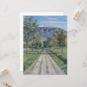 De weg naar Evordes (door Ferdinand Hodler) Kaart (Voorkant / Achterkant in situ)