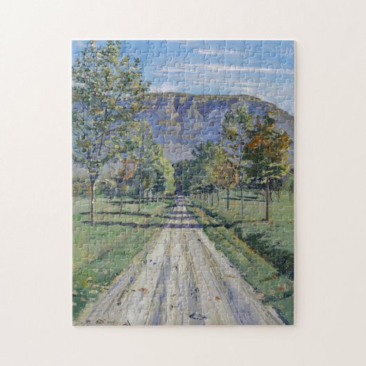 De weg naar Evordes (door Ferdinand Hodler) Legpuzzel (Verticaal)