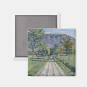 De weg naar Evordes (door Ferdinand Hodler) Magneet (Voorkant / Achterkant)