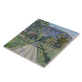 De weg naar Evordes (door Ferdinand Hodler) Tegeltje (Zijkant)