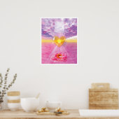 De weg naar goddelijke liefde poster (Keuken)