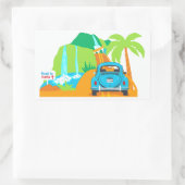 De Weg naar Hana Hawaiaanse Vakantie Rechthoekige Sticker (Tas)