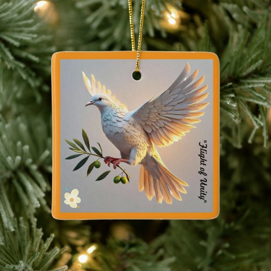 "De weg naar harmonie" Keramisch Ornament (Boom)