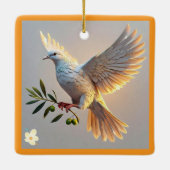 "De weg naar harmonie" Keramisch Ornament (Achterkant)