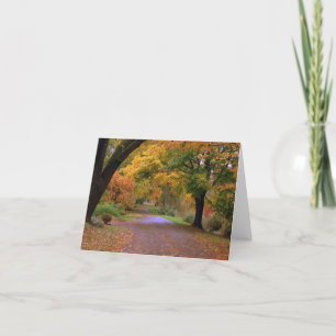 De weg naar Herfst Kaart