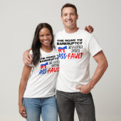 De weg naar het faillissement! t-shirt (Unisex)