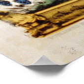 De weg naar het Heilige Kruis Poster (Hoek)