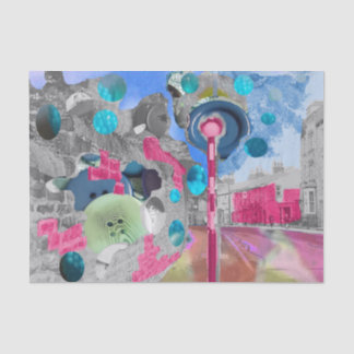 de weg naar het huis tissuepapier