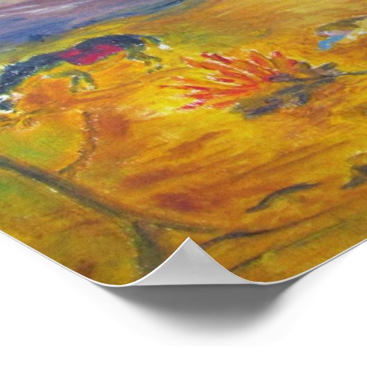 De weg naar het kerstPoster van Bethlehem Poster (Hoek)