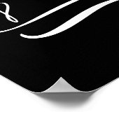 De weg naar het kruis - Dark Design Poster (Hoek)