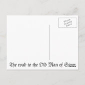 De weg naar het oude Man van Stoor Briefkaart (Achterkant)