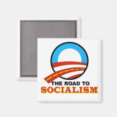 De weg naar het socialisme magneet (Voorkant / Achterkant)