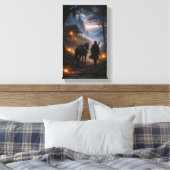 De Weg naar het Stille Licht Canvas Afdruk (Insitu (Slaapkamer))