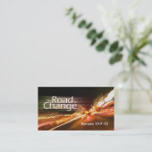 De weg naar het veranderingsmedium visitekaartje (Staand voorkant)