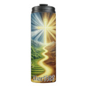 De weg naar het verlichte kruis thermosbeker (Voorkant)