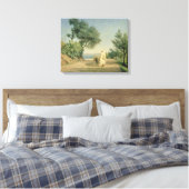 De weg naar het Zee, Algerije, 1883 Canvas Afdruk (Insitu (Slaapkamer))