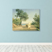 De weg naar het Zee, Algerije, 1883 Canvas Afdruk (Insitu (Houten vloer))